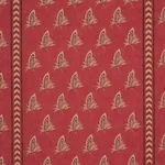 BANGALORE IMAGINATION Fabric – ROUGE | Schumacher | Wallpape BANGALORE IMAGINATION fabric ROUGE color by Schumacher