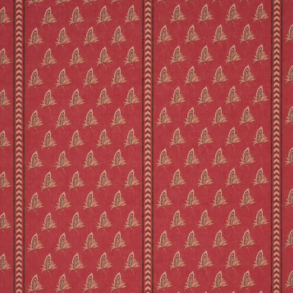 BANGALORE IMAGINATION Fabric – ROUGE | Schumacher | Wallpape BANGALORE IMAGINATION fabric ROUGE color by Schumacher