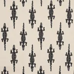 BARACOA EMBROIDERY Fabric – BLACK | Schumacher | Wallpaper T BARACOA EMBROIDERY fabric BLACK color by Schumacher