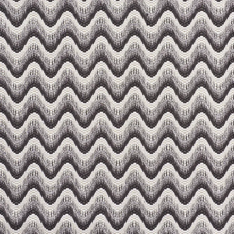 BARGELLO WAVE fabric GRAPHITE color by Schumacher
