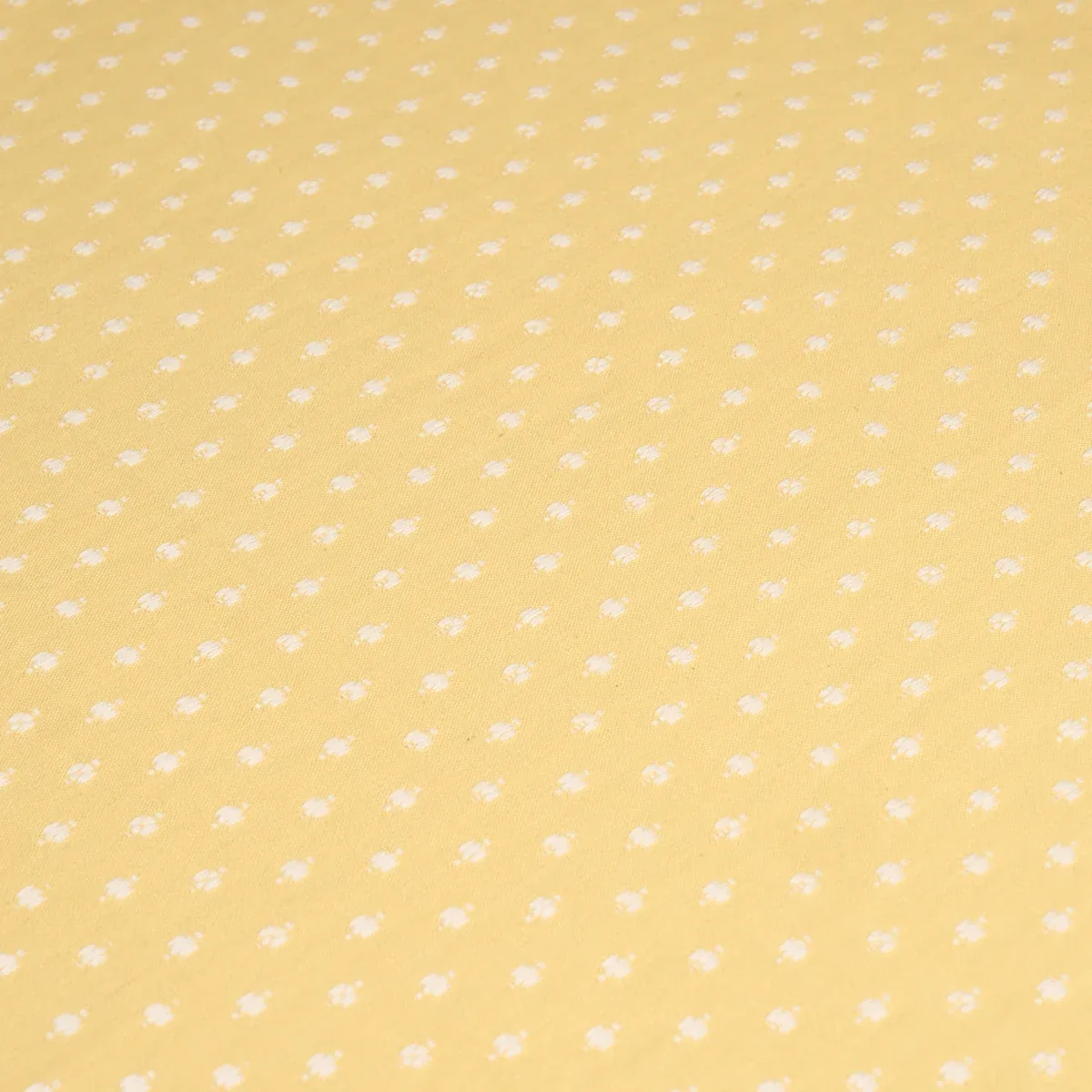 BARLOW fabric IVORY ON YELLOW color by Schumacher