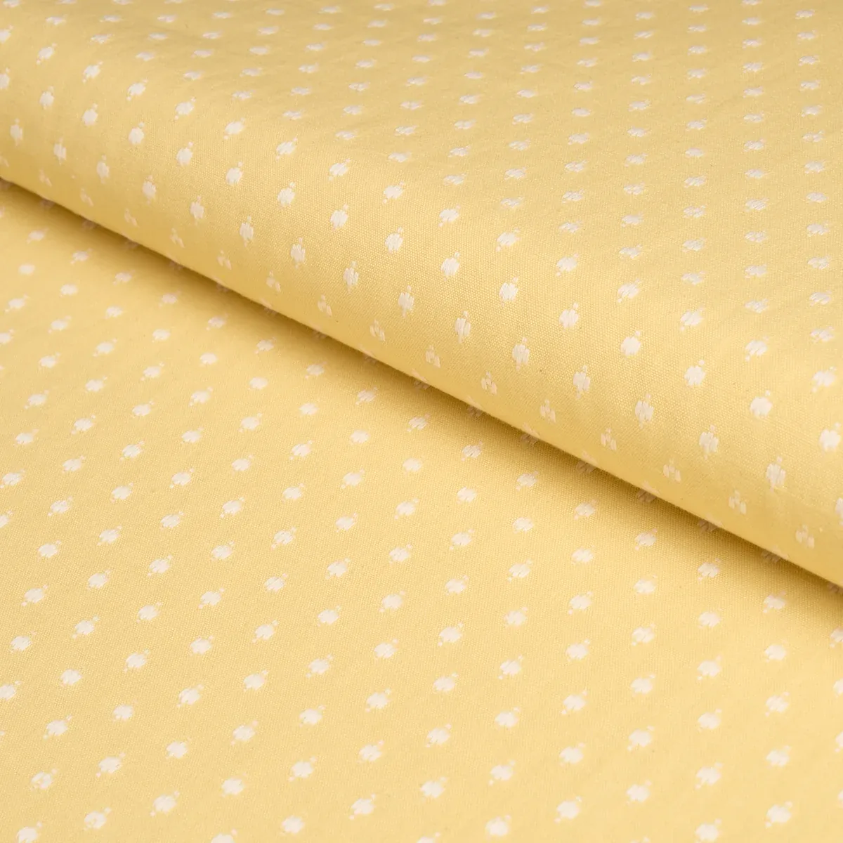BARLOW fabric IVORY ON YELLOW color by Schumacher