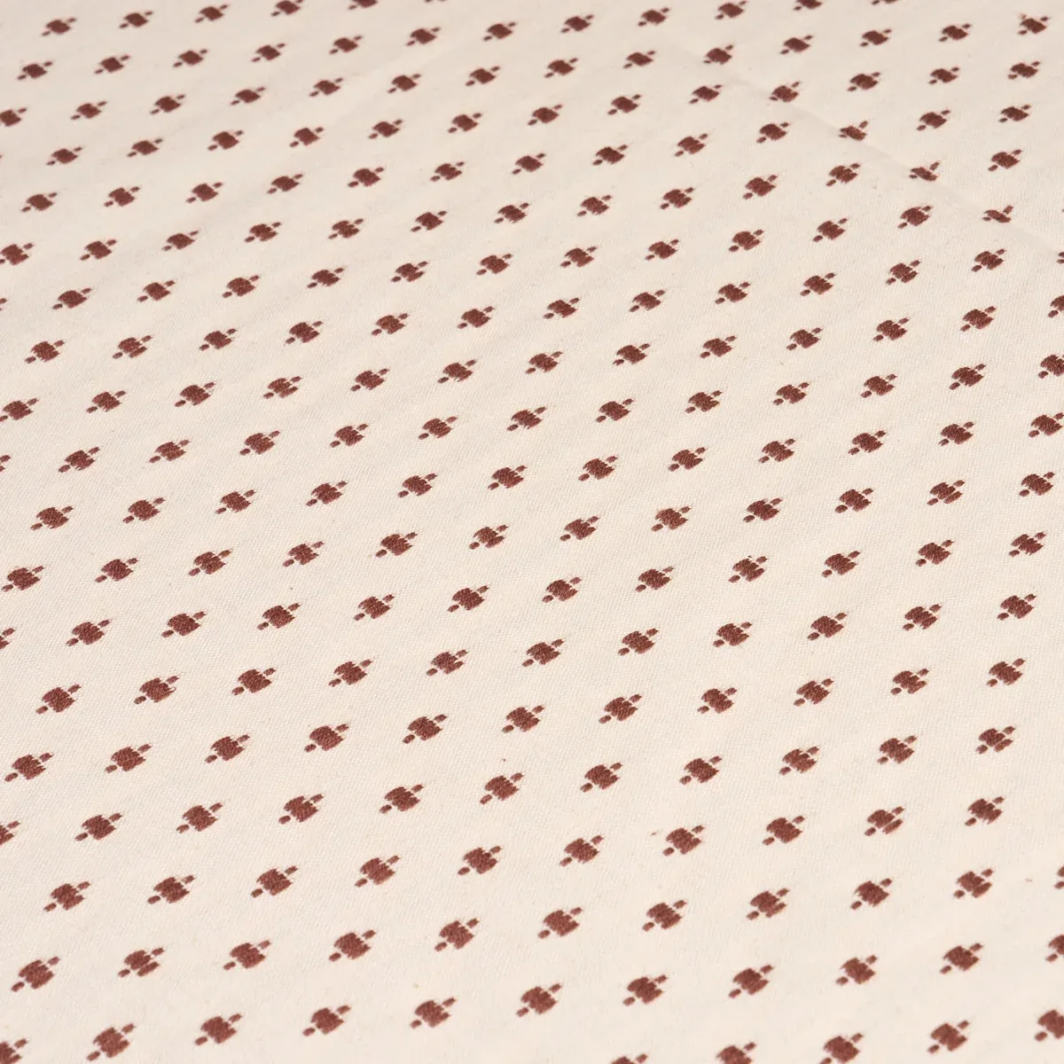 BARLOW fabric LIGHT BROWN ON IVORY color by Schumacher
