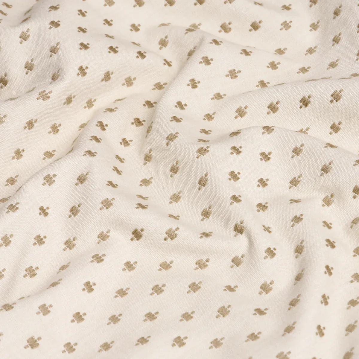 BARLOW fabric NATURAL color by Schumacher