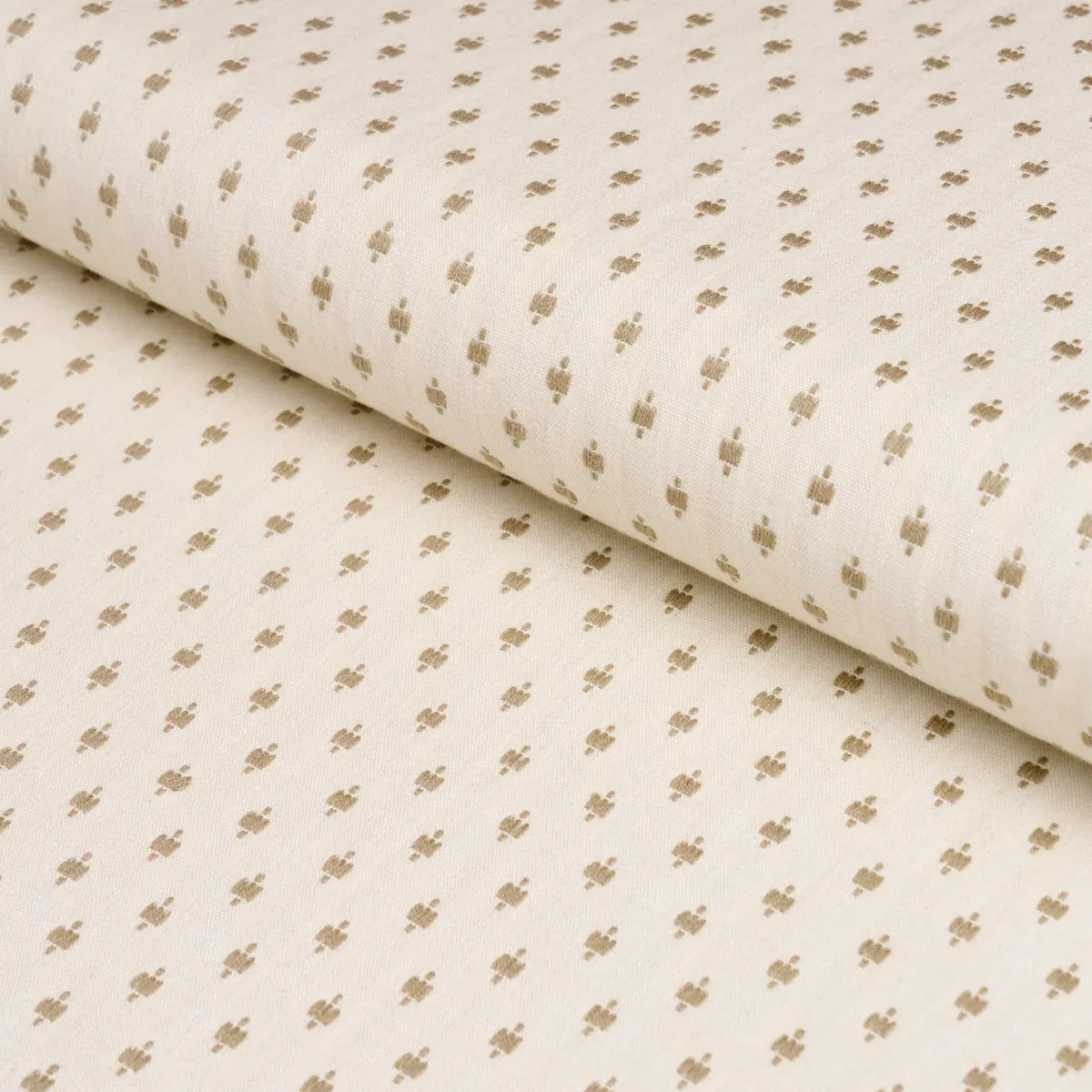 BARLOW fabric NATURAL color by Schumacher