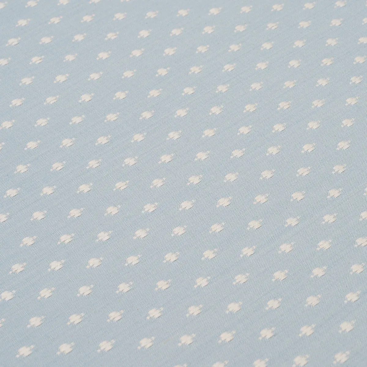 BARLOW fabric SOFT BLUE color by Schumacher