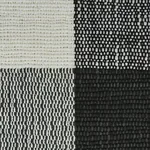 BARNES PERFORMANCE CHECK fabric BLACK color by Schumacher