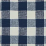 BARNES PERFORMANCE CHECK Fabric – BLUE | Schumacher | Wallpa BARNES PERFORMANCE CHECK fabric BLUE color by Schumacher