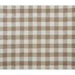 BARNES PERFORMANCE CHECK fabric NATURAL color by Schumacher