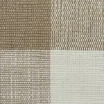 BARNES PERFORMANCE CHECK fabric NATURAL color by Schumacher