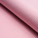 BARNET COTTON CHECK Fabric – BLUSH | Schumacher | Wallpaper BARNET COTTON CHECK fabric BLUSH color by Schumacher