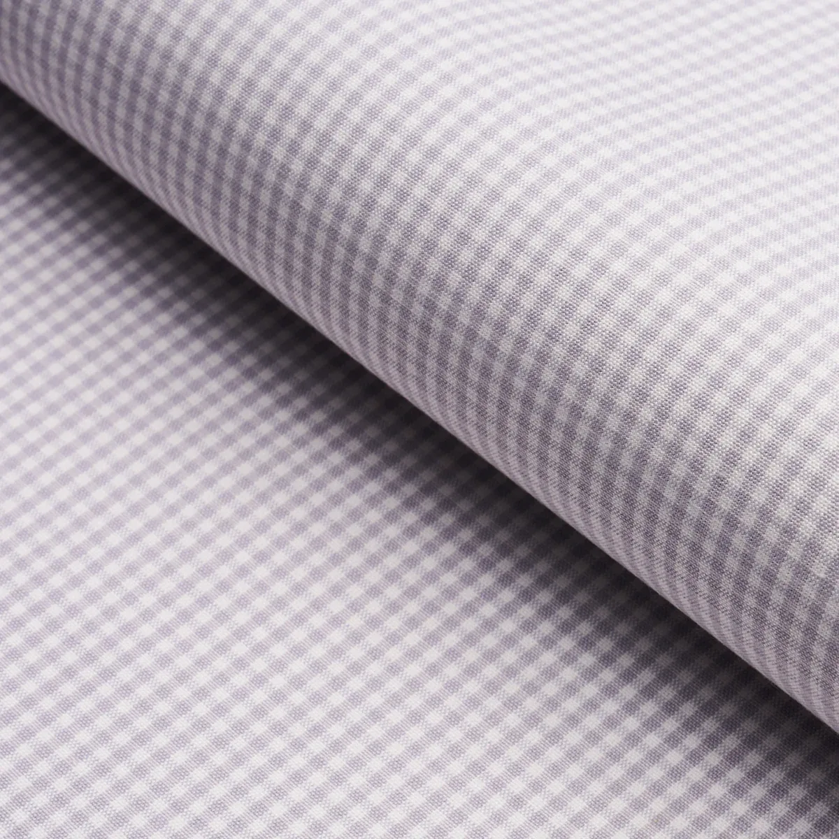 BARNET COTTON CHECK fabric LILAC color by Schumacher