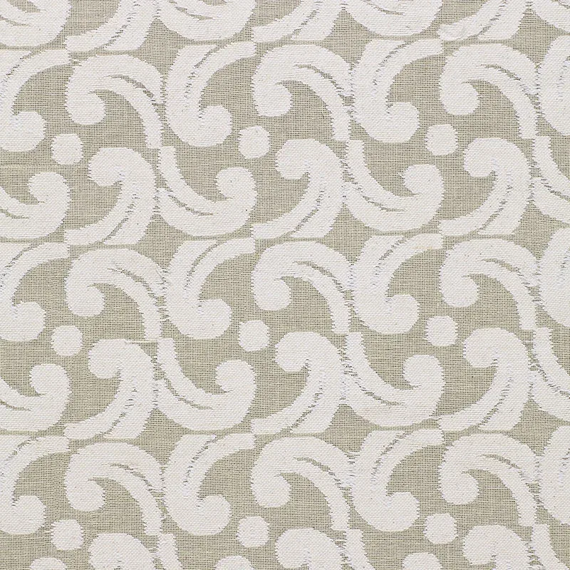 BAROQUE CUTWORK fabric NATURAL color by Schumacher