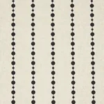 BEADED STRIPE Fabric – BLACK AND CREAM | Schumacher | Wallpa BEADED STRIPE fabric BLACK AND CREAM color by Schumacher