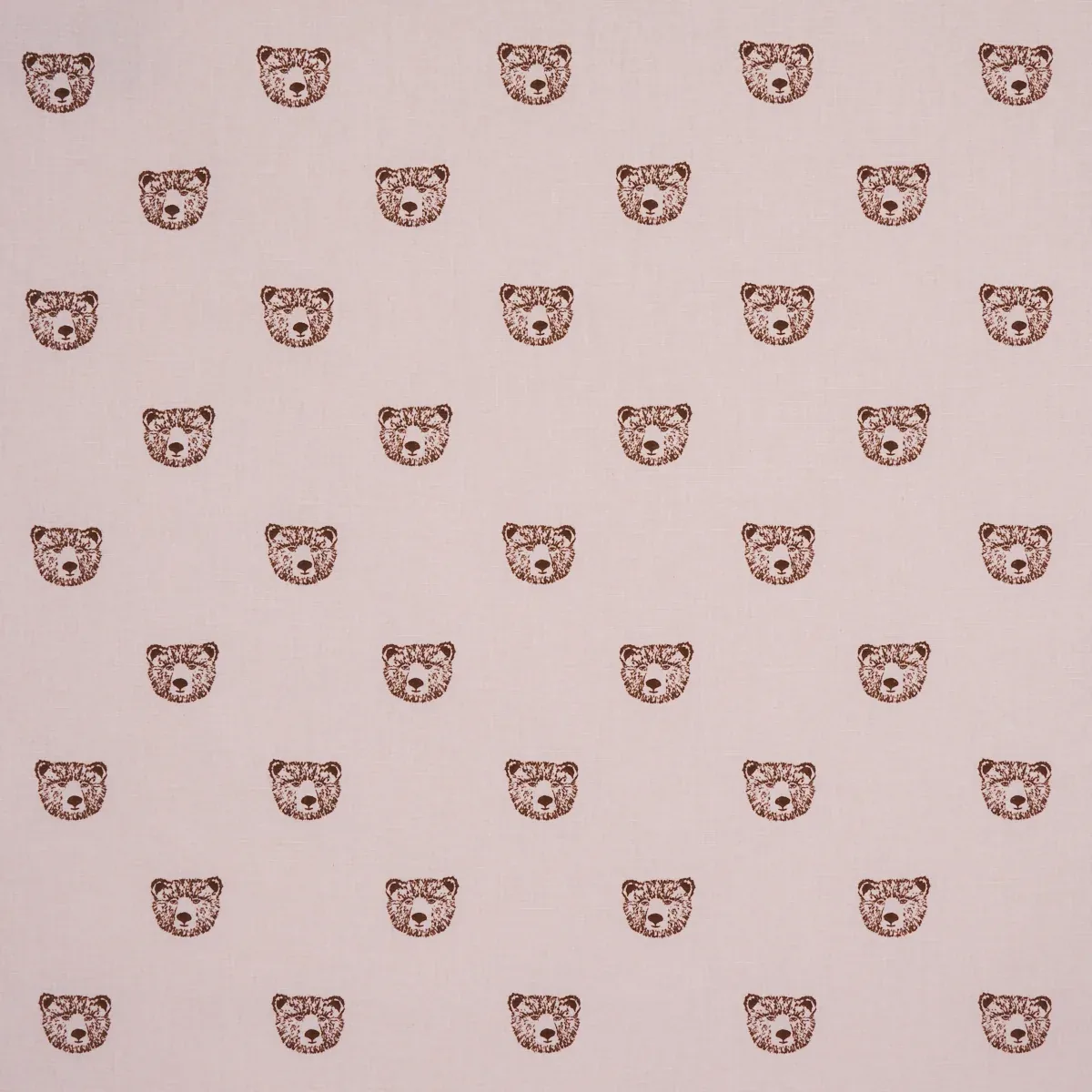 BEAR HIGH PERFORMANCE PRINT fabric BLUSH color by Schumacher