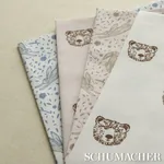 BEAR HIGH PERFORMANCE PRINT Fabric – IVORY | Schumacher | Wa BEAR HIGH PERFORMANCE PRINT fabric IVORY color by Schumacher