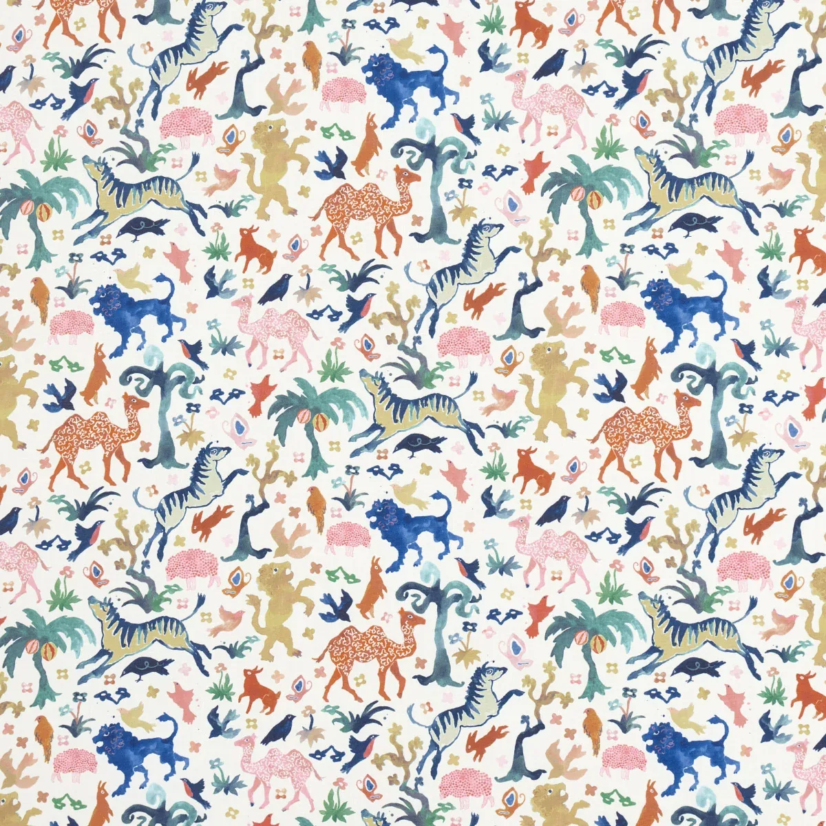181590 | BEASTS INDOOR/OUTDOOR – MULTI ON IVORY