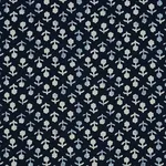 BEATRIZ HANDPRINT fabric INDIGO color by Schumacher