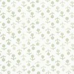 BEATRIZ HANDPRINT Fabric – SAGE | Schumacher | Wallpaper Twi BEATRIZ HANDPRINT fabric SAGE color by Schumacher