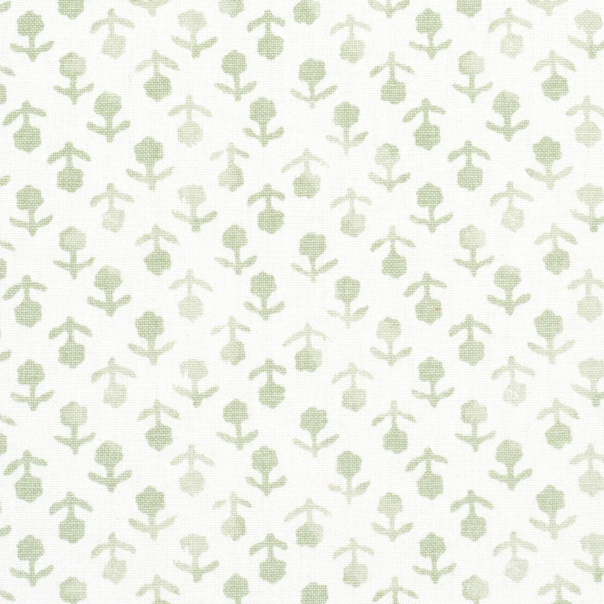 BEATRIZ HANDPRINT Fabric – SAGE | Schumacher | Wallpaper Twi BEATRIZ HANDPRINT fabric SAGE color by Schumacher