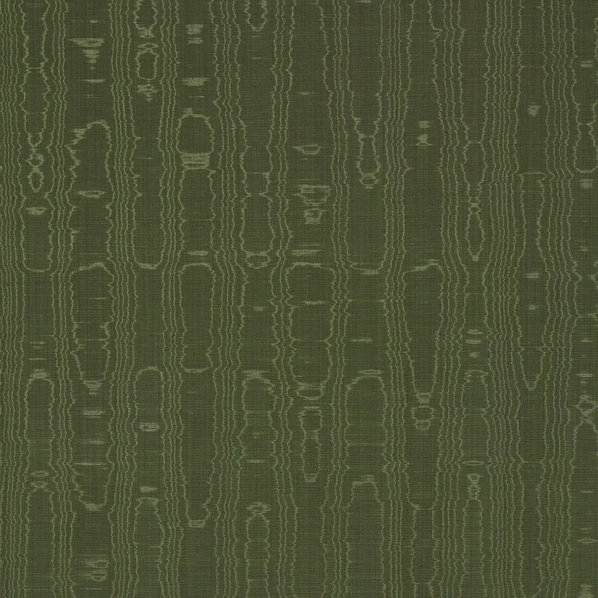 BEAU COTTON LINEN MOIRE fabric OLIVE color by Schumacher