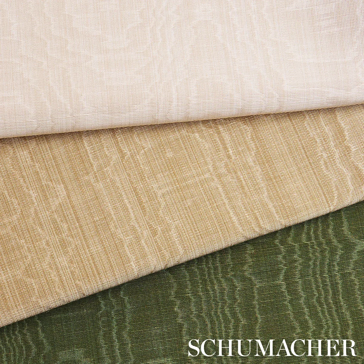 BEAU COTTON LINEN MOIRÉ Fabric – OYSTER | Schumacher | Wallp BEAU COTTON LINEN MOIRÉ fabric OYSTER color by Schumacher