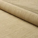 BEAU COTTON LINEN MOIRÉ fabric SOFT GOLD color by Schumacher