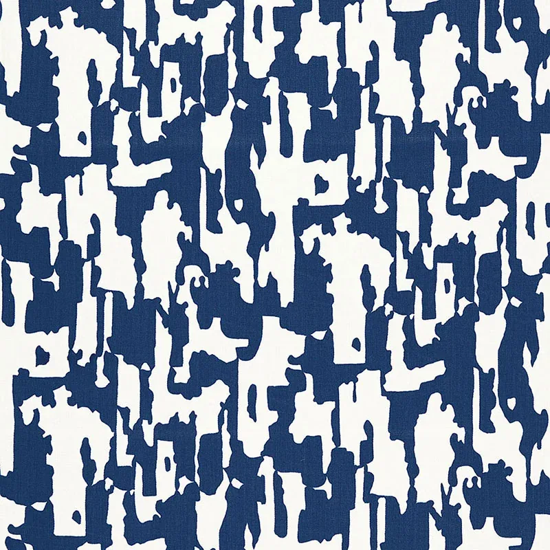BEAUTY BARK PRINT fabric OCEAN color by Schumacher