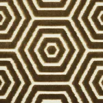 BEES KNEES CUT VELVET fabric GOLD color by Schumacher