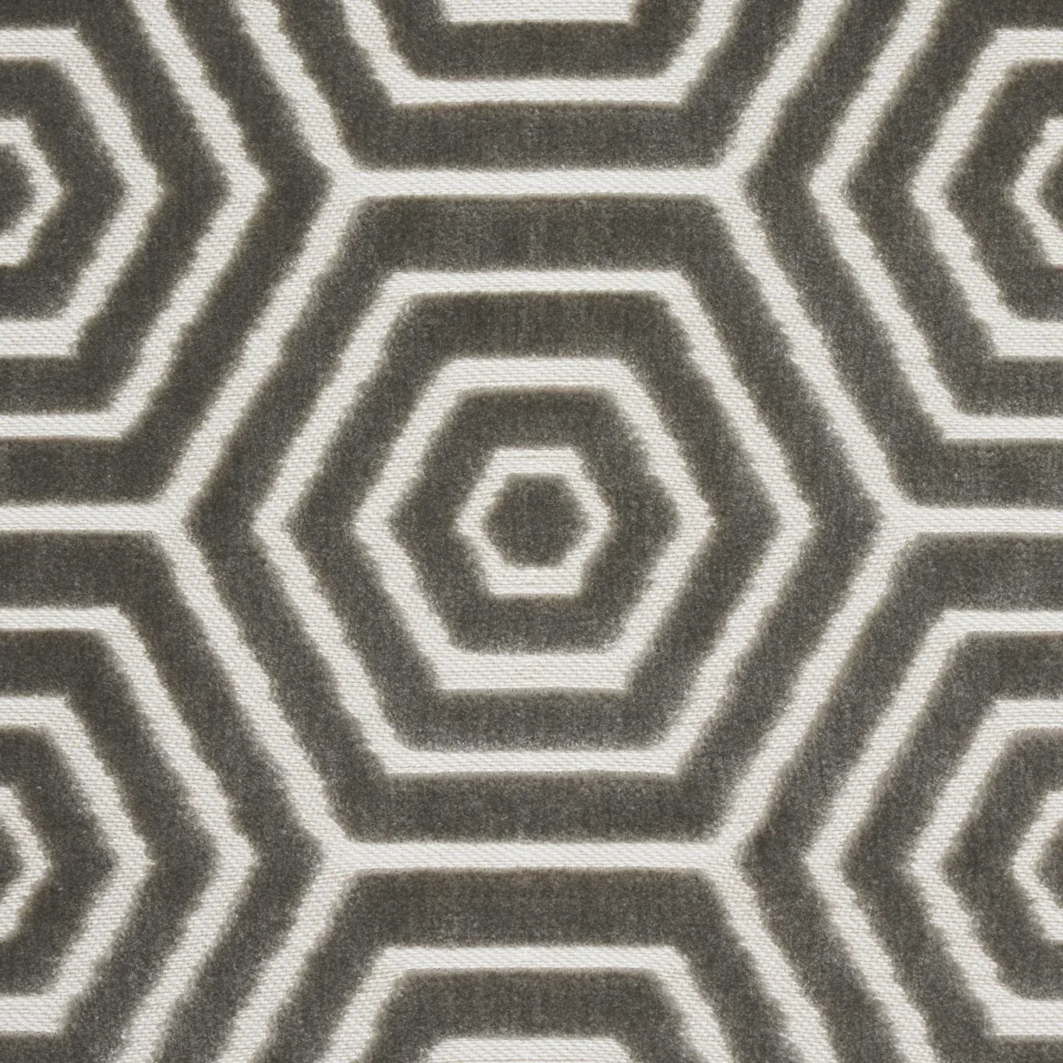 BEES KNEES CUT VELVET Fabric – GREY | Schumacher | Wallpaper BEES KNEES CUT VELVET fabric GREY color by Schumacher