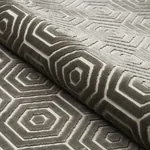 BEES KNEES CUT VELVET Fabric – GREY | Schumacher | Wallpaper BEES KNEES CUT VELVET fabric GREY color by Schumacher