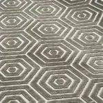BEES KNEES CUT VELVET Fabric – GREY | Schumacher | Wallpaper BEES KNEES CUT VELVET fabric GREY color by Schumacher