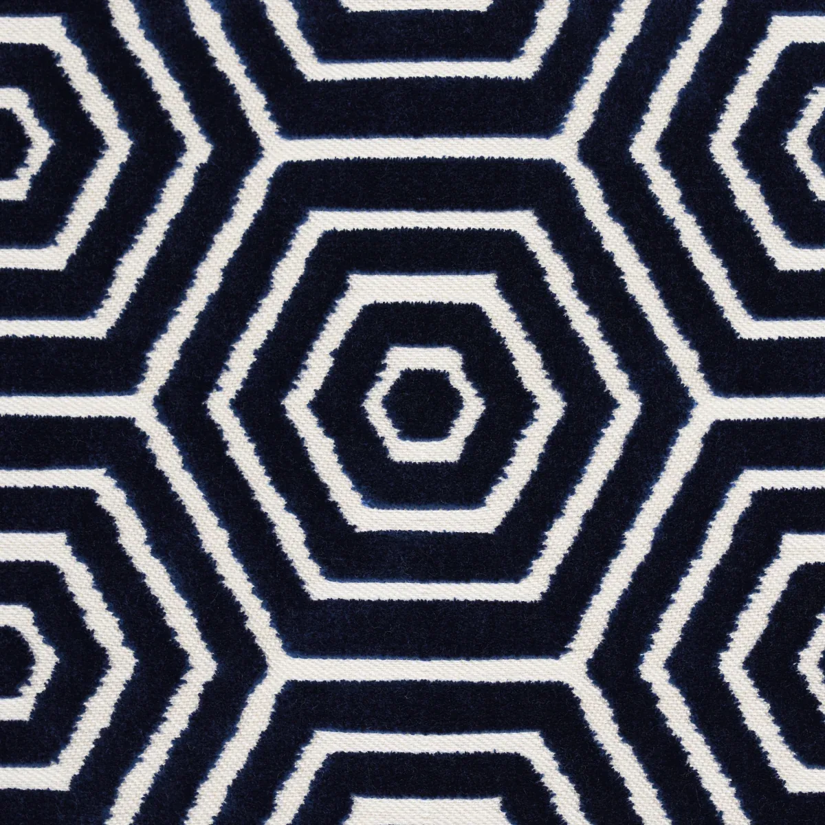 BEES KNEES CUT VELVET Fabric – NAVY | Schumacher | Wallpaper BEES KNEES CUT VELVET fabric NAVY color by Schumacher