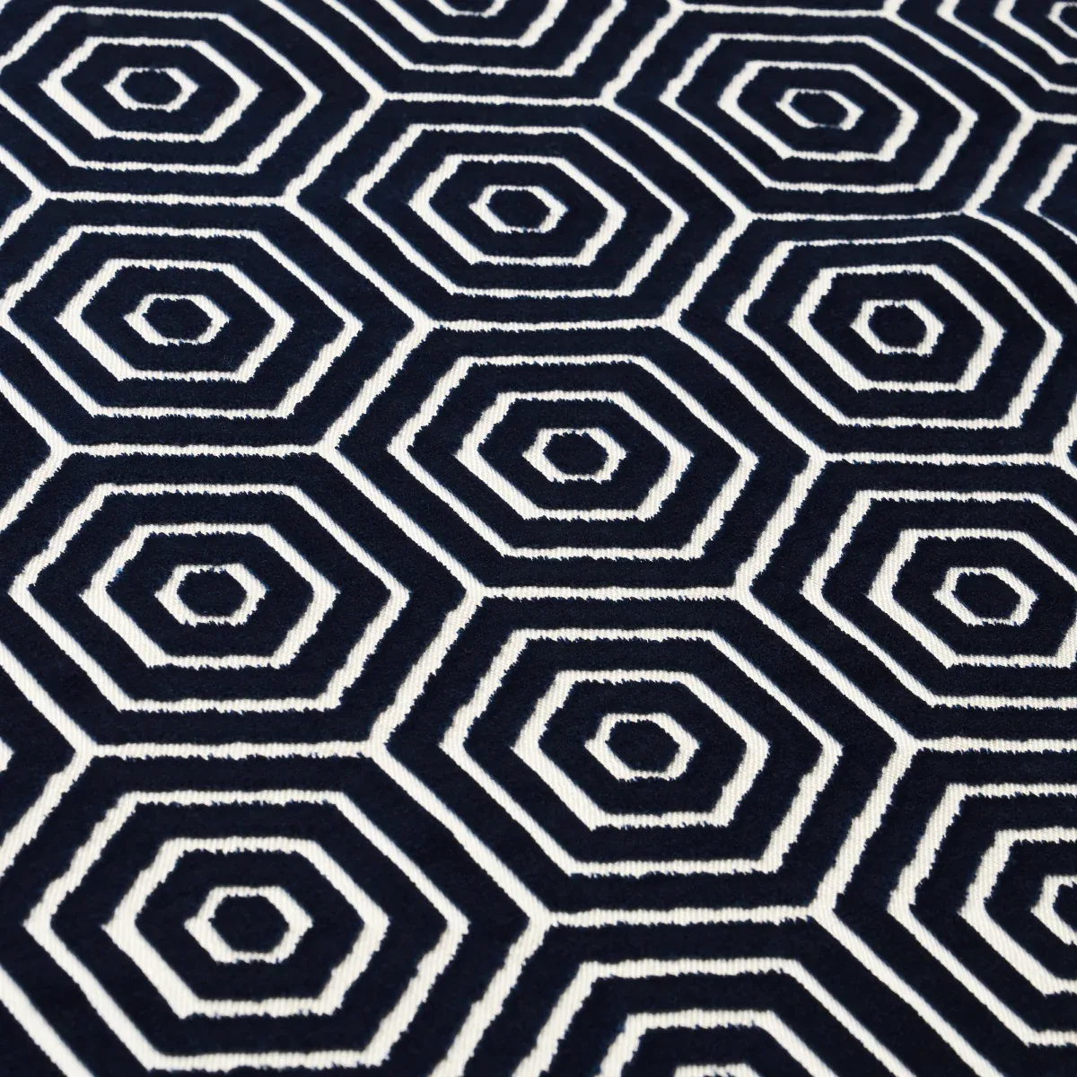 BEES KNEES CUT VELVET Fabric – NAVY | Schumacher | Wallpaper BEES KNEES CUT VELVET fabric NAVY color by Schumacher