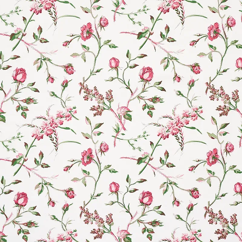 BELUZE fabric MAGENTA color by Schumacher