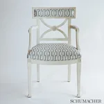 BELVEDERE fabric GREY color by Schumacher