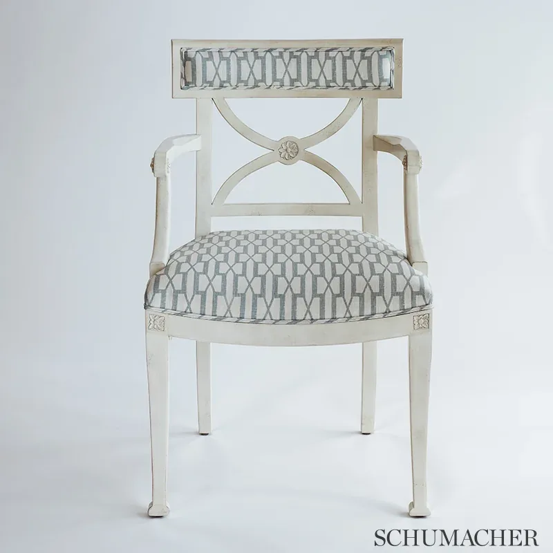 BELVEDERE fabric GREY color by Schumacher