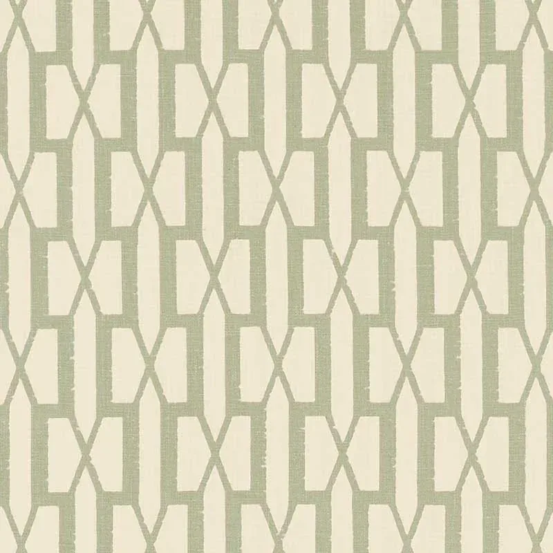 BELVEDERE fabric SAGE color by Schumacher
