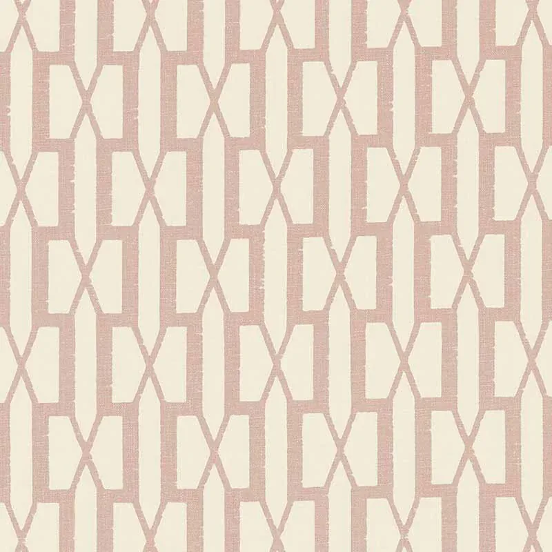 BELVEDERE fabric TEMPLE PINK color by Schumacher