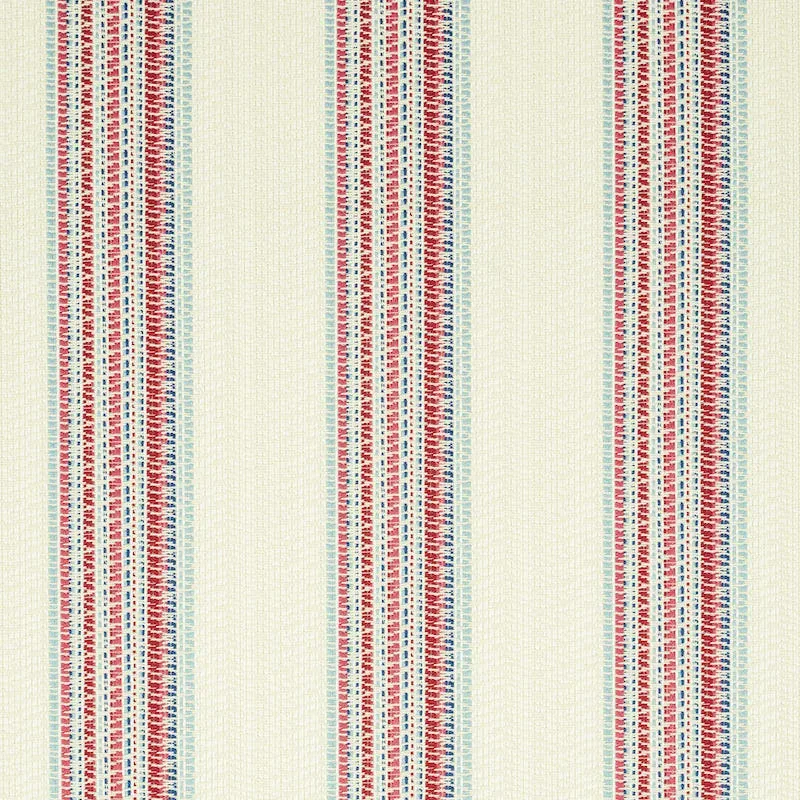 BENDITA STRIPE INDOOR/OUTDOOR fabric ROSE color by Schumacher