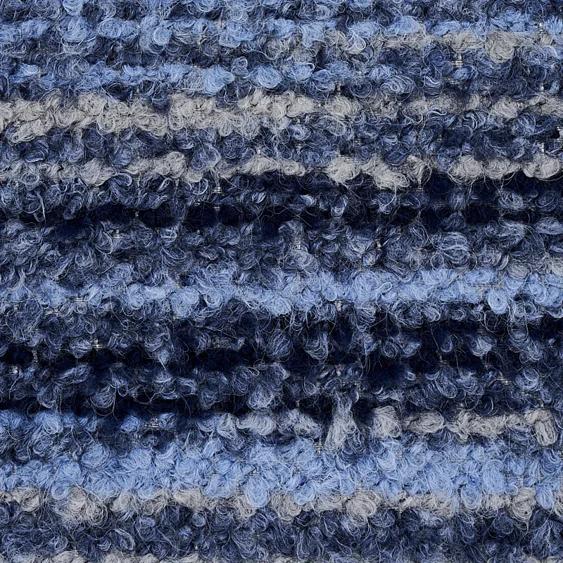 BENSLEY BOUCLÉ fabric BLUE color by Schumacher