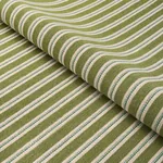 BENSON STRIPE ÉPINGLÉ fabric GREEN color by Schumacher