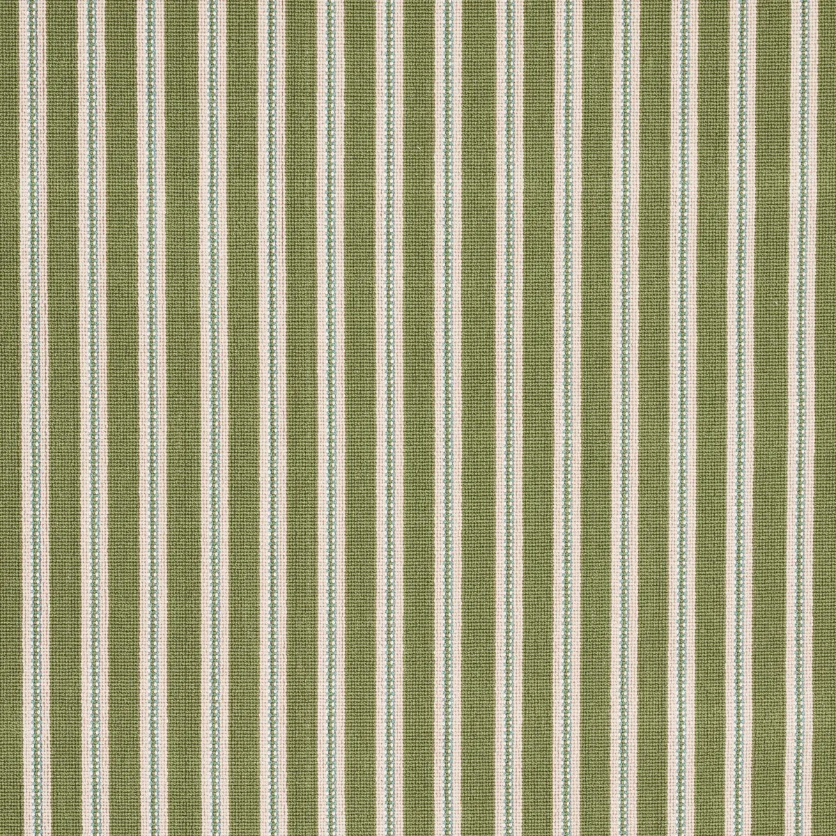 BENSON STRIPE ÉPINGLÉ fabric GREEN color by Schumacher