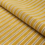 BENSON STRIPE ÉPINGLÉ fabric SAFFRON color by Schumacher