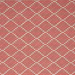 BERG ÉPINGLÉ fabric CORAL color by Schumacher