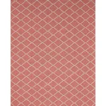 BERG ÉPINGLÉ fabric CORAL color by Schumacher