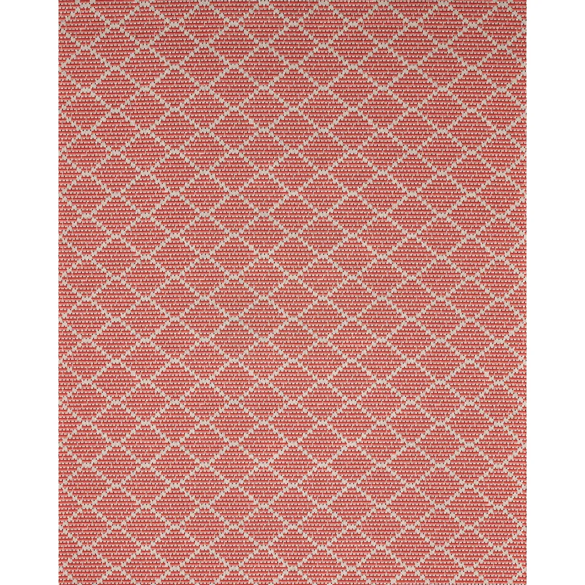 BERG ÉPINGLÉ fabric CORAL color by Schumacher