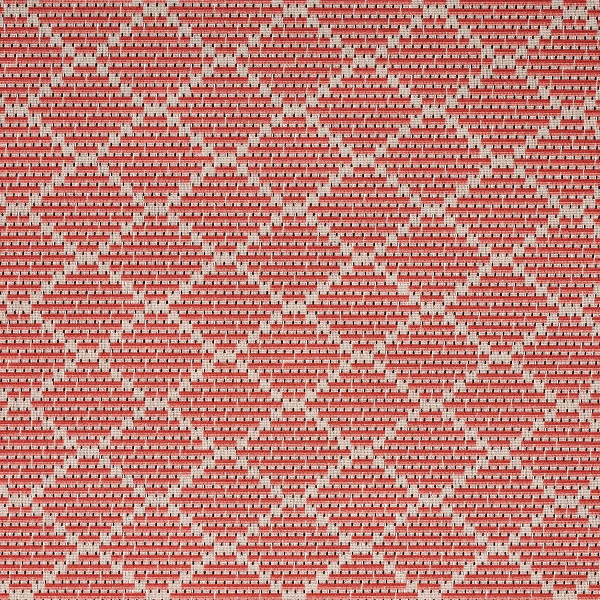 BERG ÉPINGLÉ fabric CORAL color by Schumacher