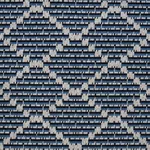 BERG ÉPINGLÉ Fabric – INDIGO | Schumacher | Wallpaper Twins BERG ÉPINGLÉ fabric INDIGO color by Schumacher