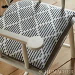 BERG ÉPINGLÉ fabric MOONSTONE color by Schumacher